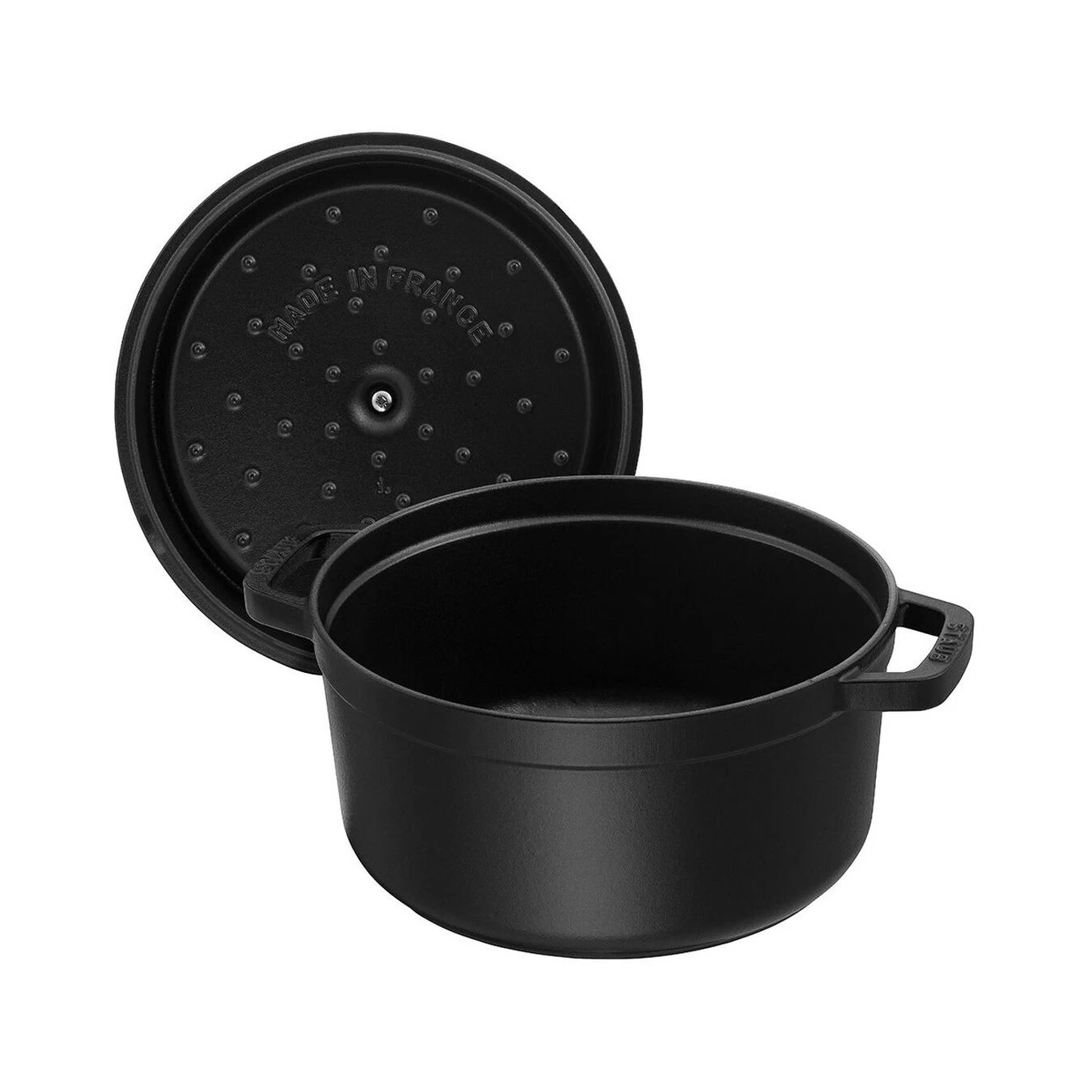 Staub Cocotte 30 Cm, Rund, Sort, Støbejern - Billede 4