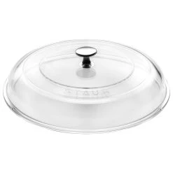 Staub Låg Hvælvet 24 Cm, Glas