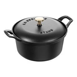 Staub La Coquette 20 Cm, Rund, Sort