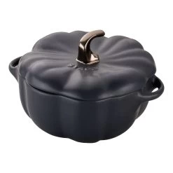 Staub Cocotte 15 Cm, Græskar, Sort, Keramisk