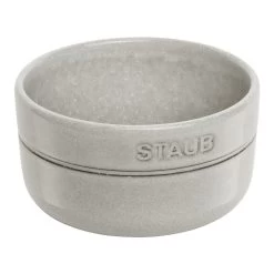 Staub Skål 10 Cm, Keramisk, White Truffle