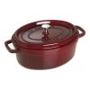 Staub Cocotte 29 Cm, Oval, Grenadine, Støbejern