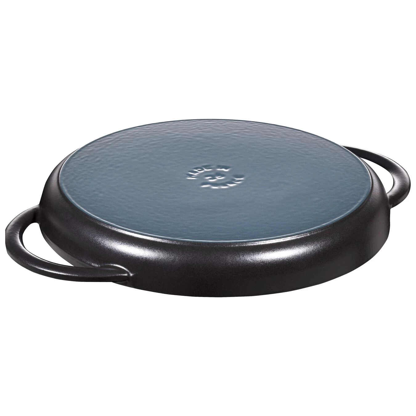 Staub Pure Grill 26 Cm, Rund, Sort, Støbejern - Billede 2