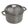 Staub Cocotte 14 Cm, Rund, Grafitgrå, Støbejern
