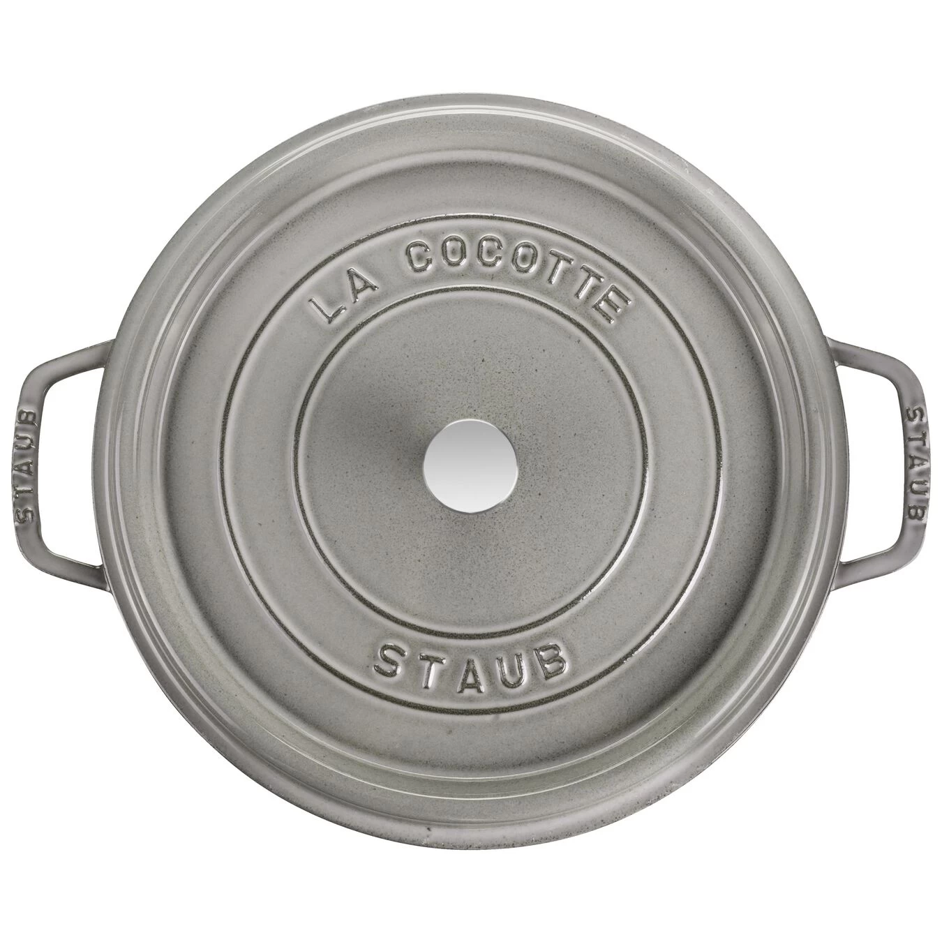Staub Cocotte 30 Cm, Rund, Grafitgrå, Støbejern - Billede 3