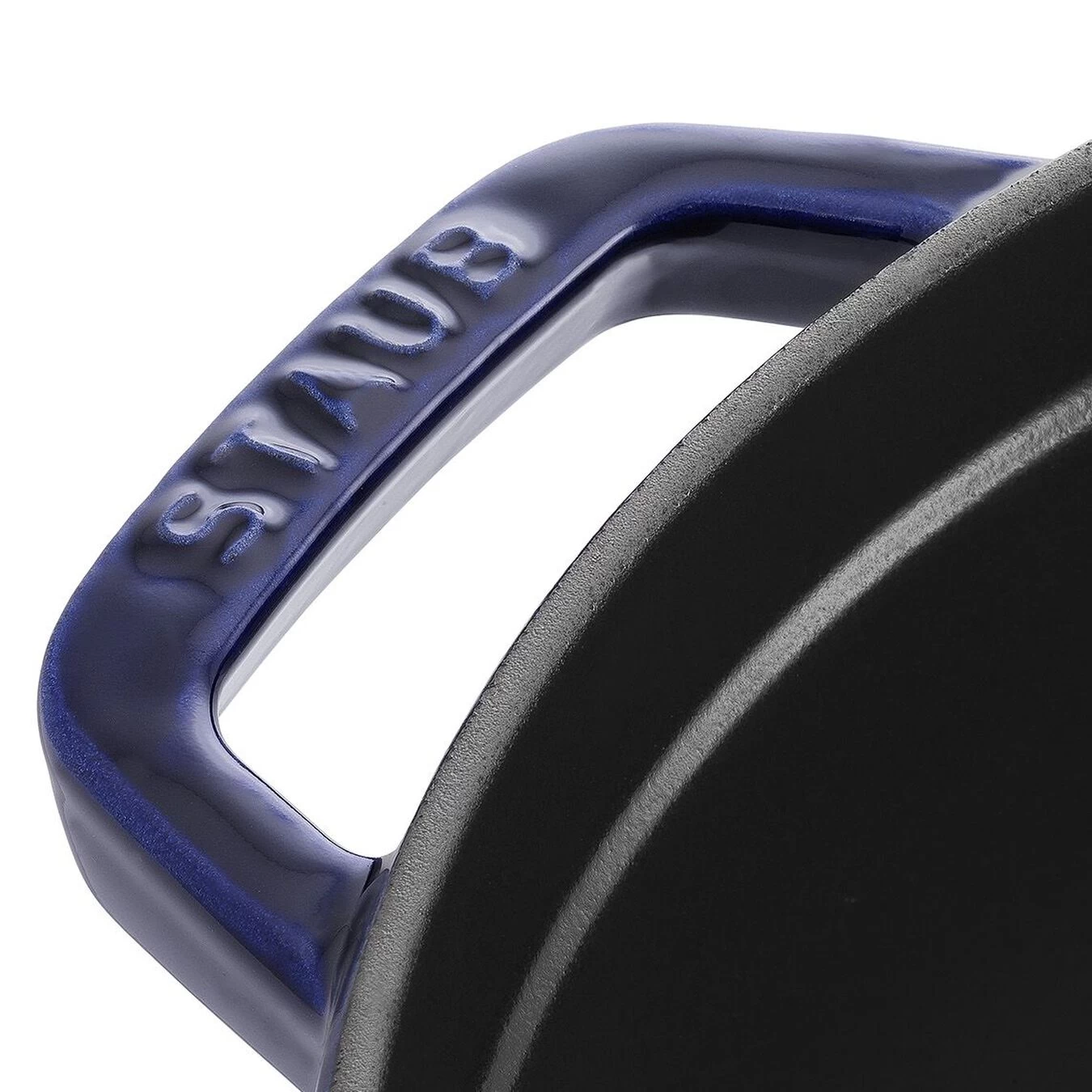 Staub Cocotte 26 Cm, Rund, Mørk-Blå, Støbejern - Billede 4