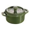 Staub Mini Cocotte 10 Cm, Rund, Basilikum-Grøn, Keramisk