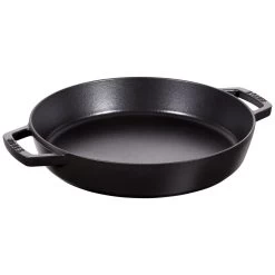 Staub Paellapande 34 Cm, Støbejern, Sort