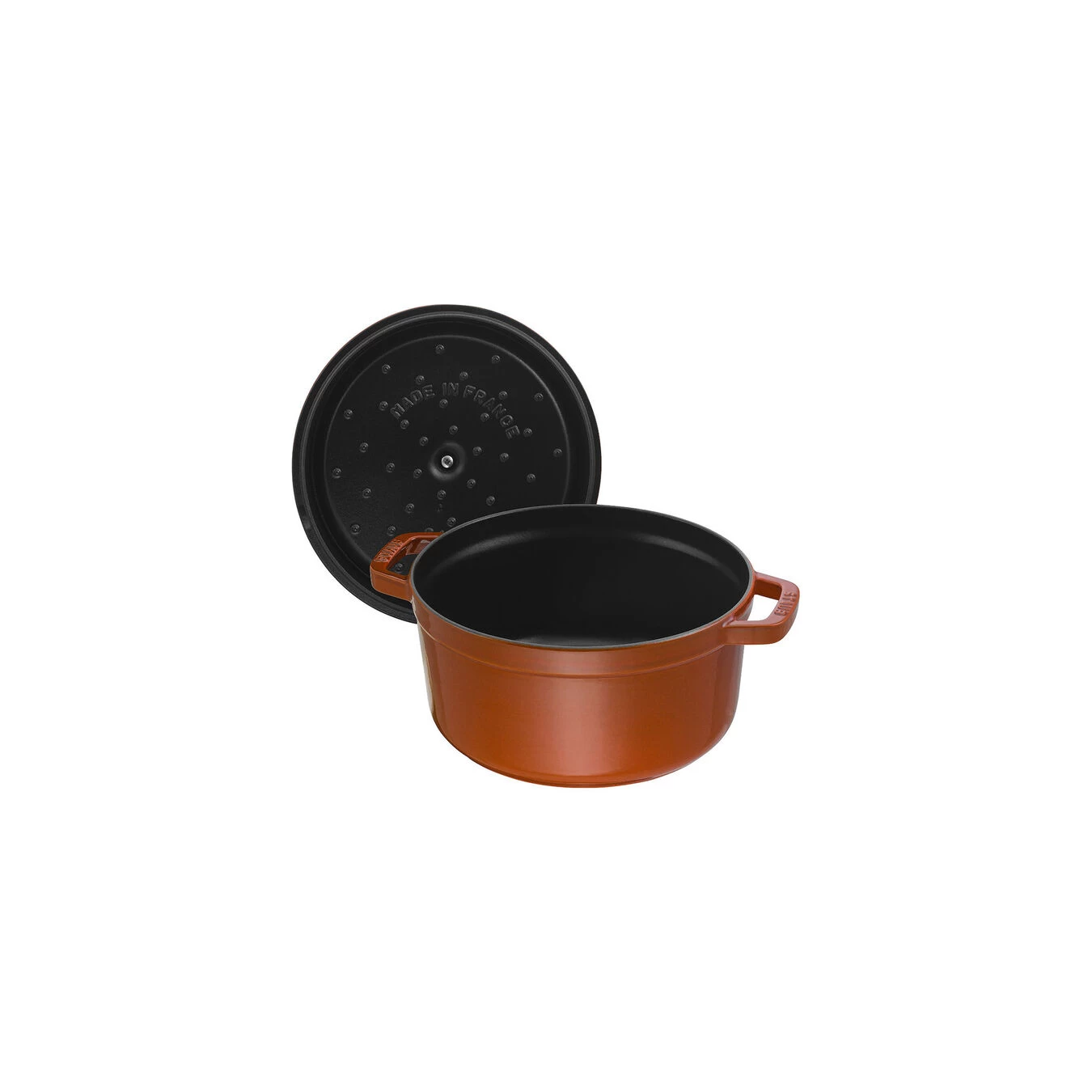 Staub Cocotte 26 Cm, Rund, Kanel, Støbejern - Billede 4