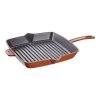 Staub Amerikansk Grill 26 Cm, Støbejern, Kanel