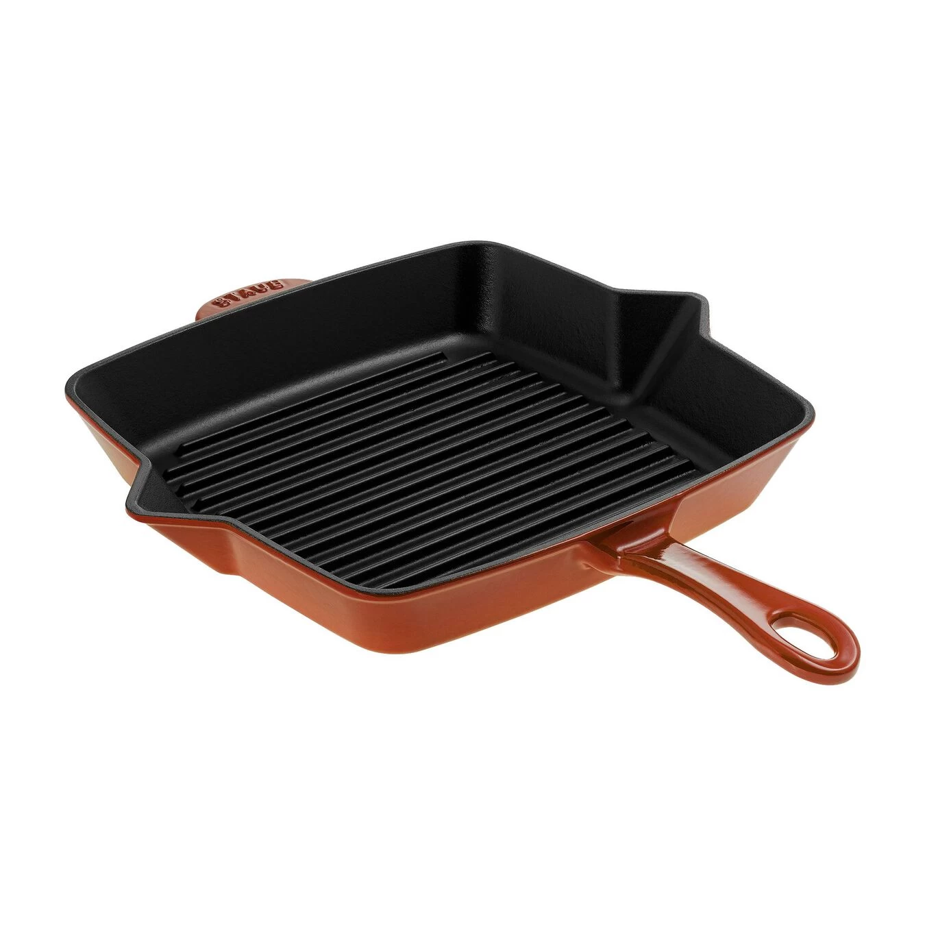 Staub Amerikansk Grill 26 Cm, Støbejern, Kanel - Billede 2