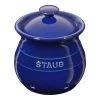 Staub Hvidløgskrukke Mørk-Blå