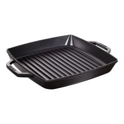 Staub Grillpande 28 X 28 Cm, Støbejern, Sort