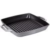 Staub Grillpande 28 X 28 Cm, Støbejern, Grafitgrå