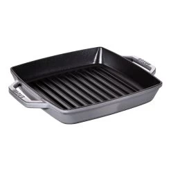 Staub Grillpande 23 X 23 Cm, Støbejern, Grafitgrå