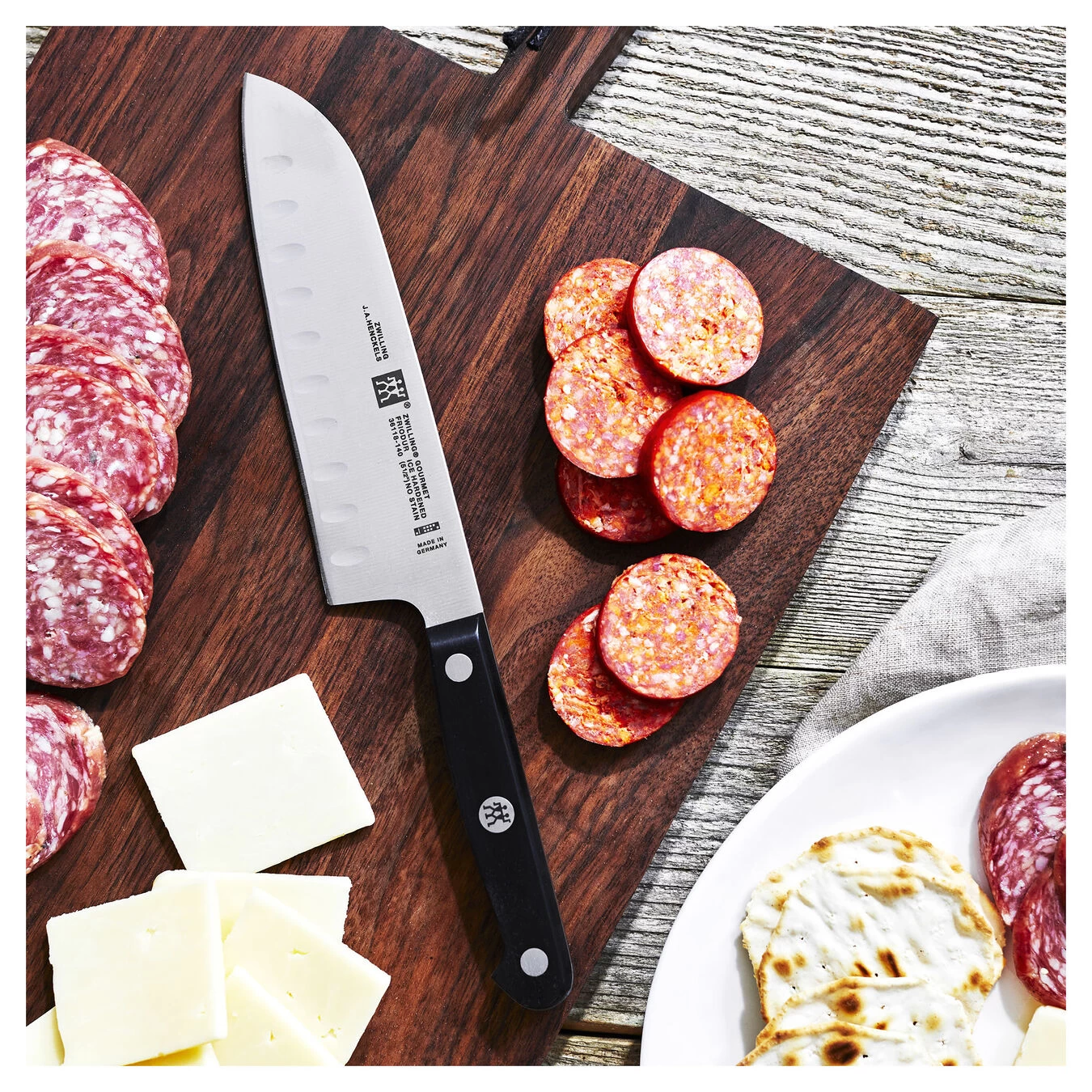 Zwilling Santokukniv 14 Cm, Grantonskær - Billede 3