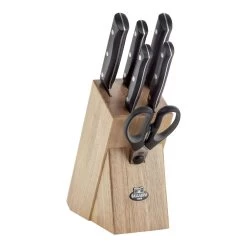 Ballarini Sæt Med Knivblok 7-dele, Natur
