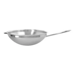 Demeyere Wok Flad Bund 36 Cm, 18/10 Rustfrit Stål
