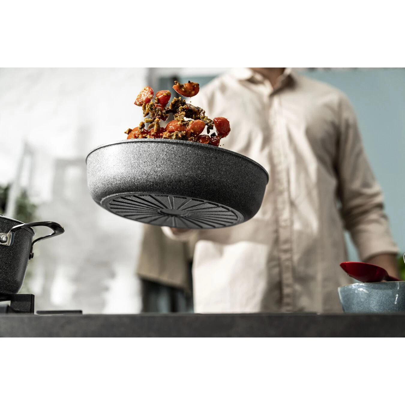 Ballarini Sautepande Med Låg 28 Cm, Aluminium - Billede 3